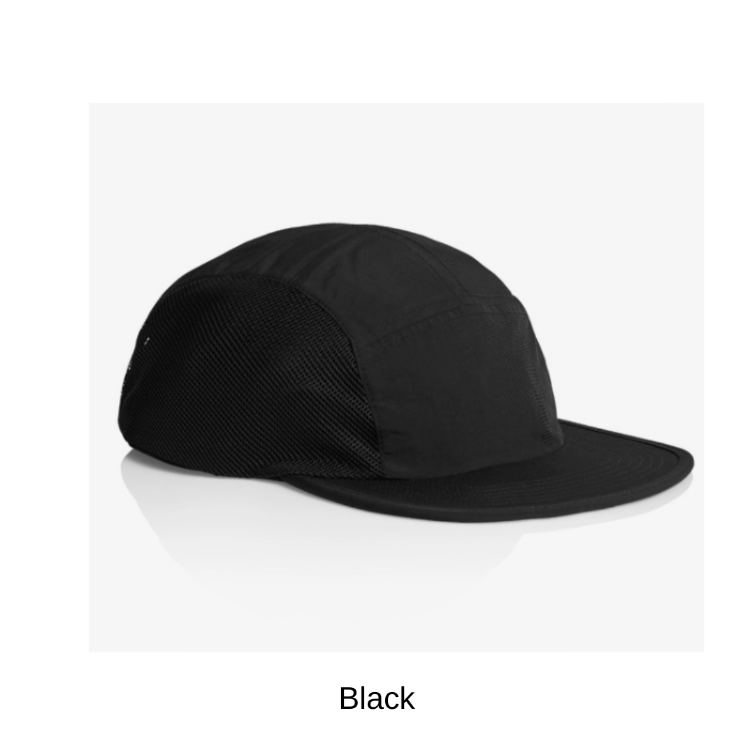 Hobo Vented 5 Panel Hat - Black Patch – Hobo Wine Company