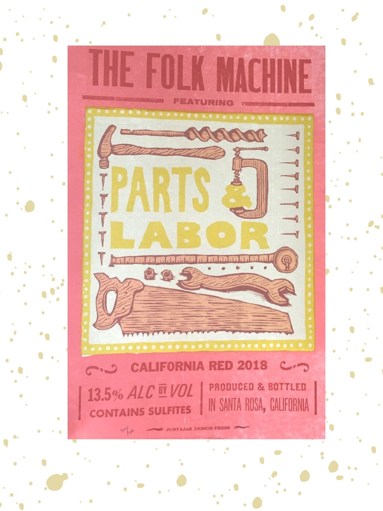 Parts and Labor Poster - Just a Jar
